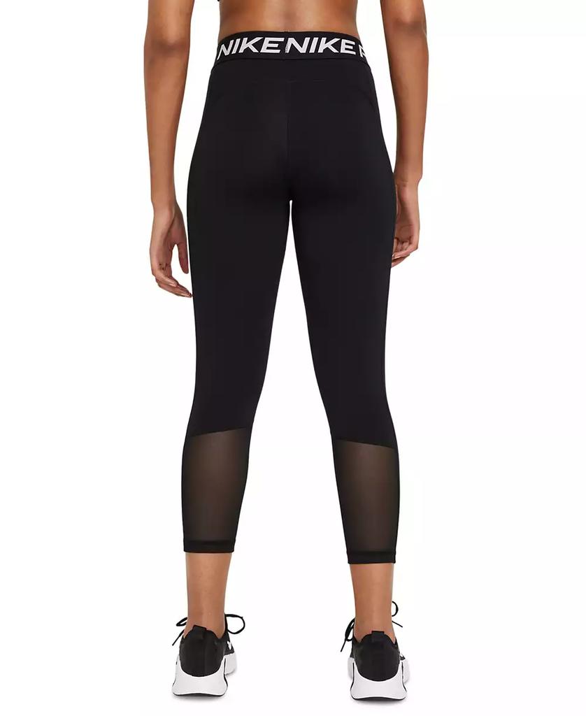 NIKE Pro 365 Women's Mid-Rise Cropped Mesh Panel Leggings