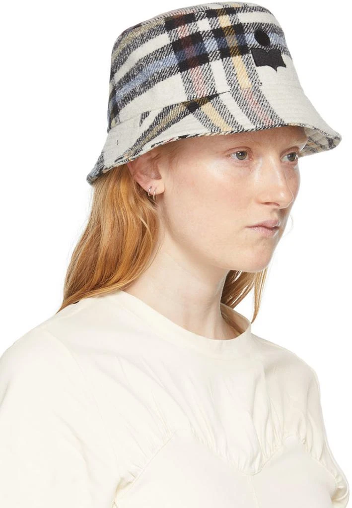 Isabel Marant White Haley Bucket Hat 2