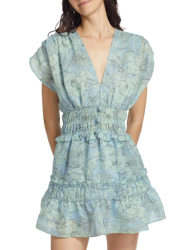 Shop Ruth Floral Linen-Blend Minidress on Sale at BeyondStyle  Get 71% Off  Ruth Floral Linen-Blend Minidress with Limited-Time Flash Deals, Exclusive  Discounts, and Special Offers. Enjoy Unbeatable Savings on Ruth Floral