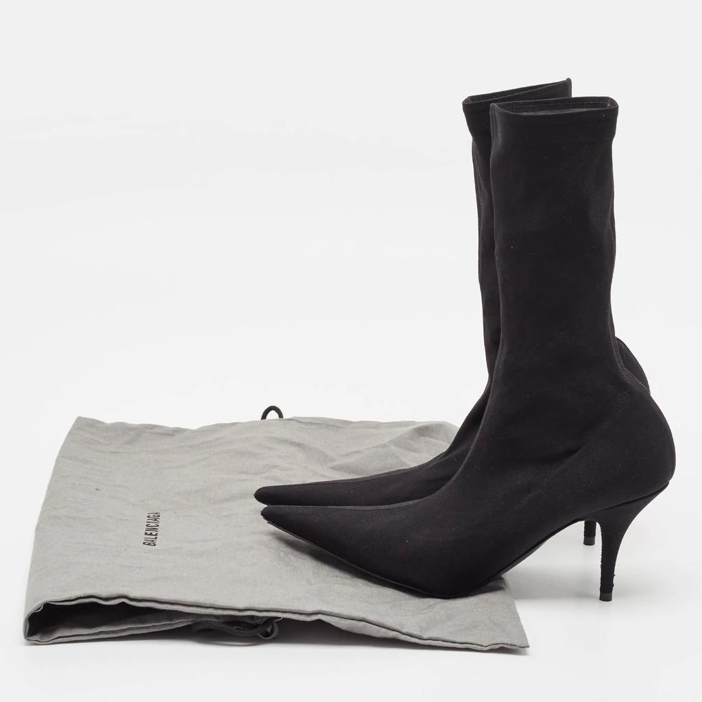 Balenciaga Balenciaga Black Stretch Fabric Knife Mid Calf Boots Size 35.5 9