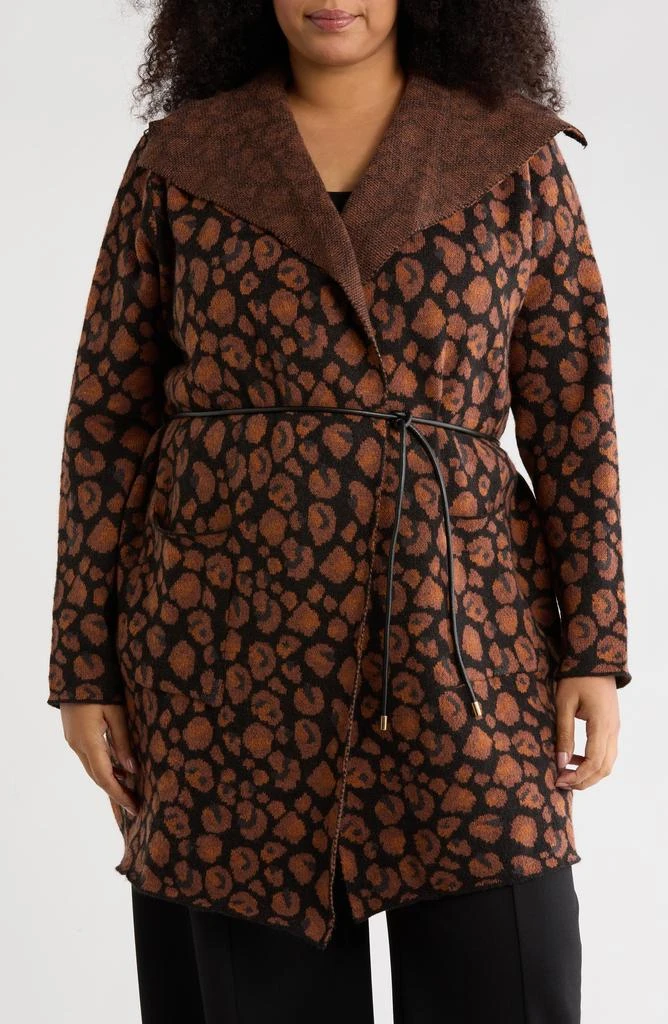 Joseph A Belted Sweater Coat