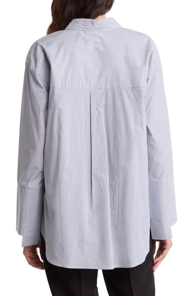 Laundry by Shelli Segal Long Sleeve Cotton Poplin Button-Up Shirt 2