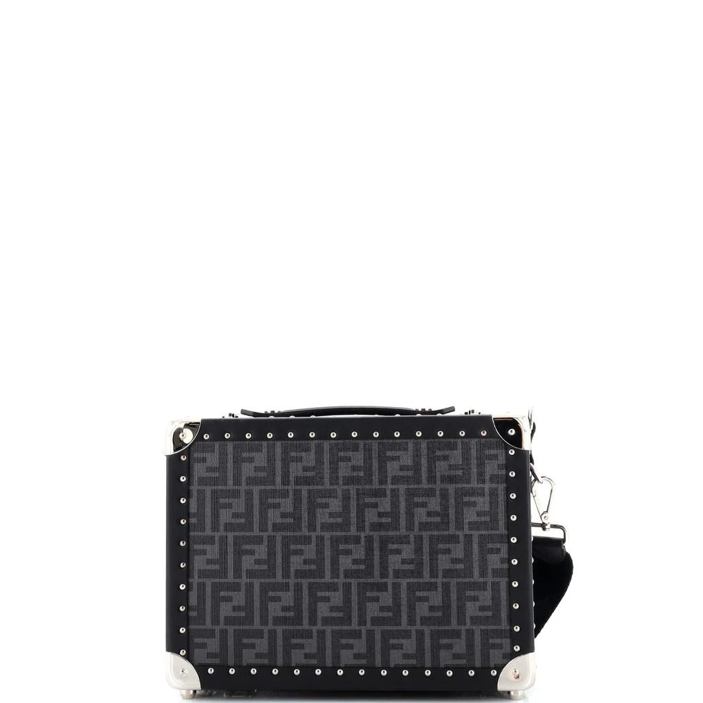 Fendi Rigid Suitcase Zucca Canvas with Leather Small 3