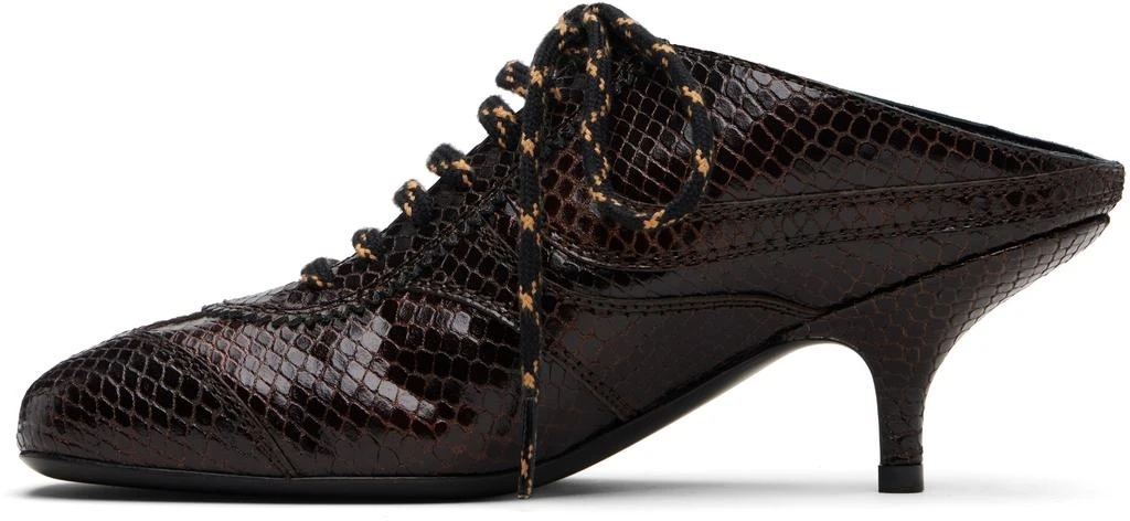 Dries Van Noten Brown Sneaker Mule Heels 3