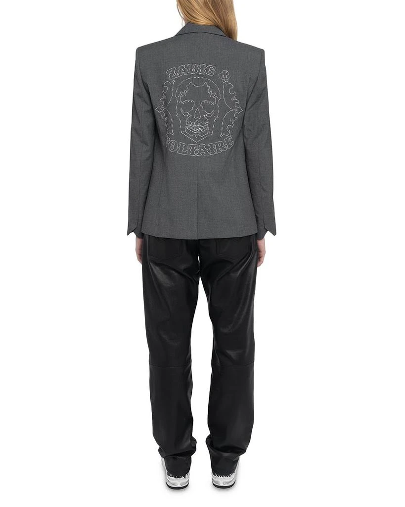ZADIG & VOLTAIRE Vavy Chine Strass Blazer 6