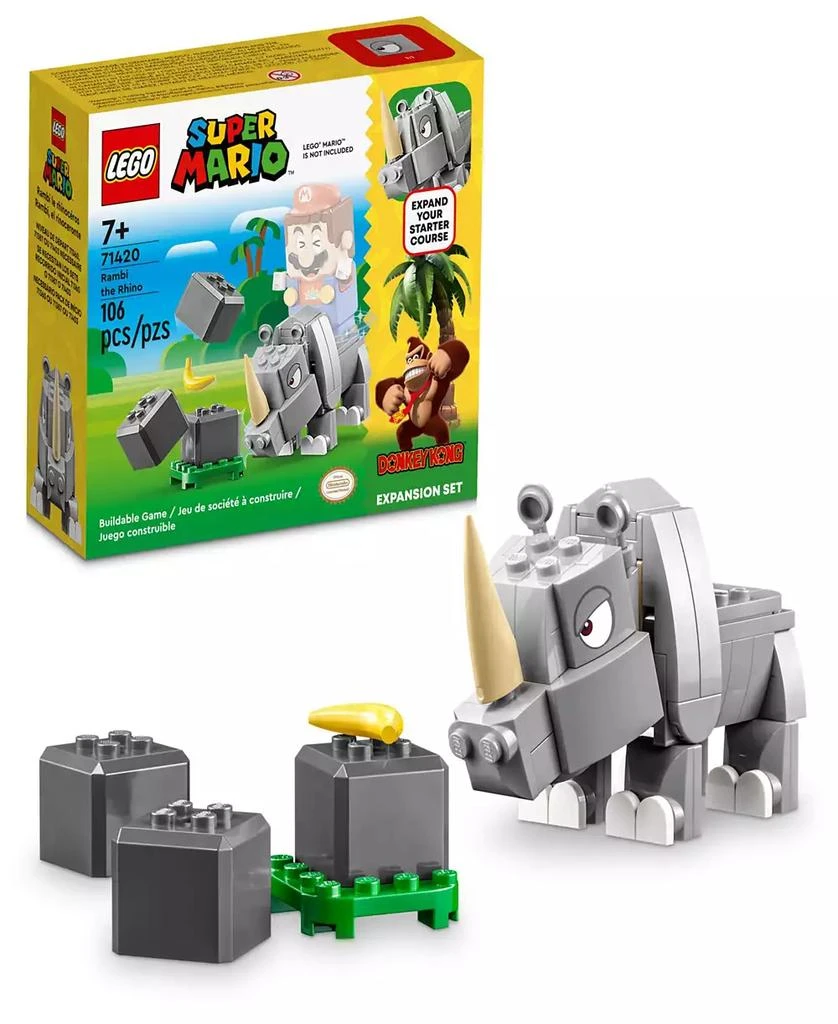 LEGO Super Mario 71420 Rambi the Rhino Expansion Set Toy Building Set 1