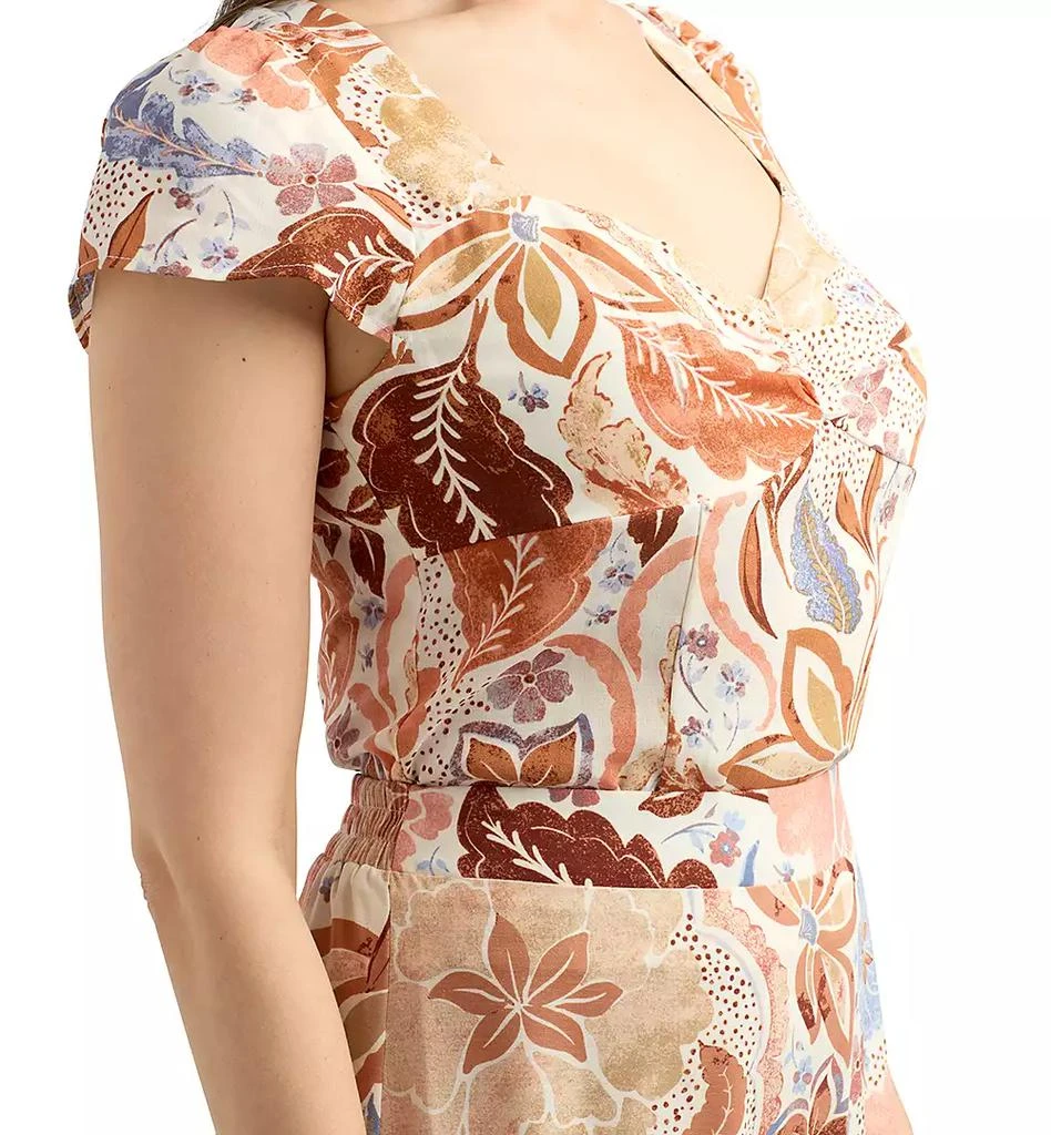 BCX Juniors' Sweetheart-Neck Cap-Sleeve Top 3