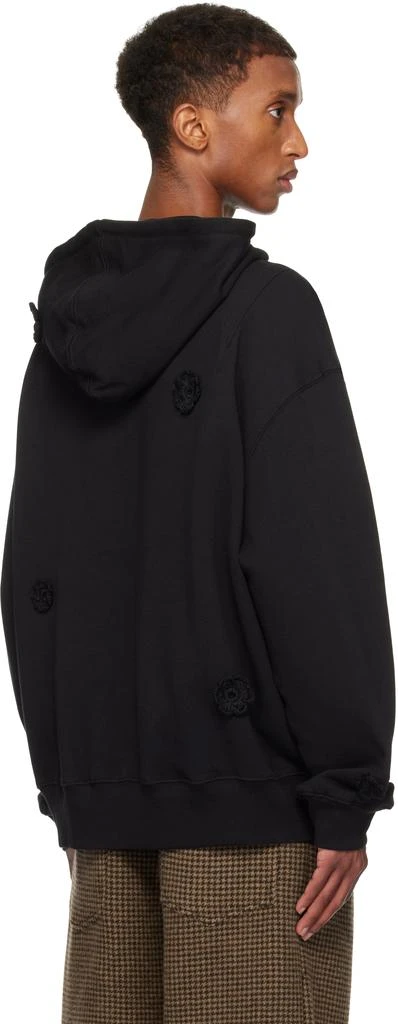 Song for the Mute Black Daisy Gym Hoodie 3
