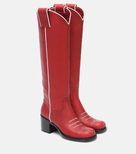 Miu Miu Leather knee-high boots 1