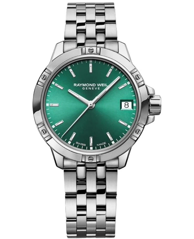Raymond Weil Raymond Weil Tango Classic Green Dial Steel Women's Watch 5960-ST-52051 1