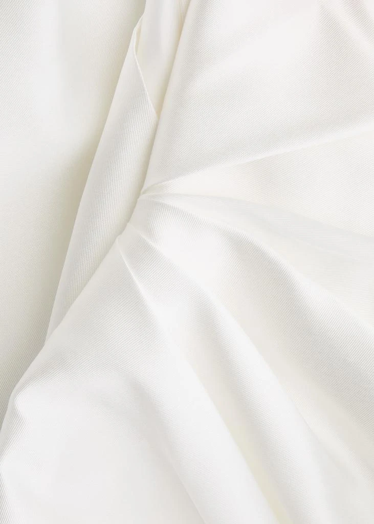 SOLACE LONDON Kira one-shoulder satin-twill gown 5