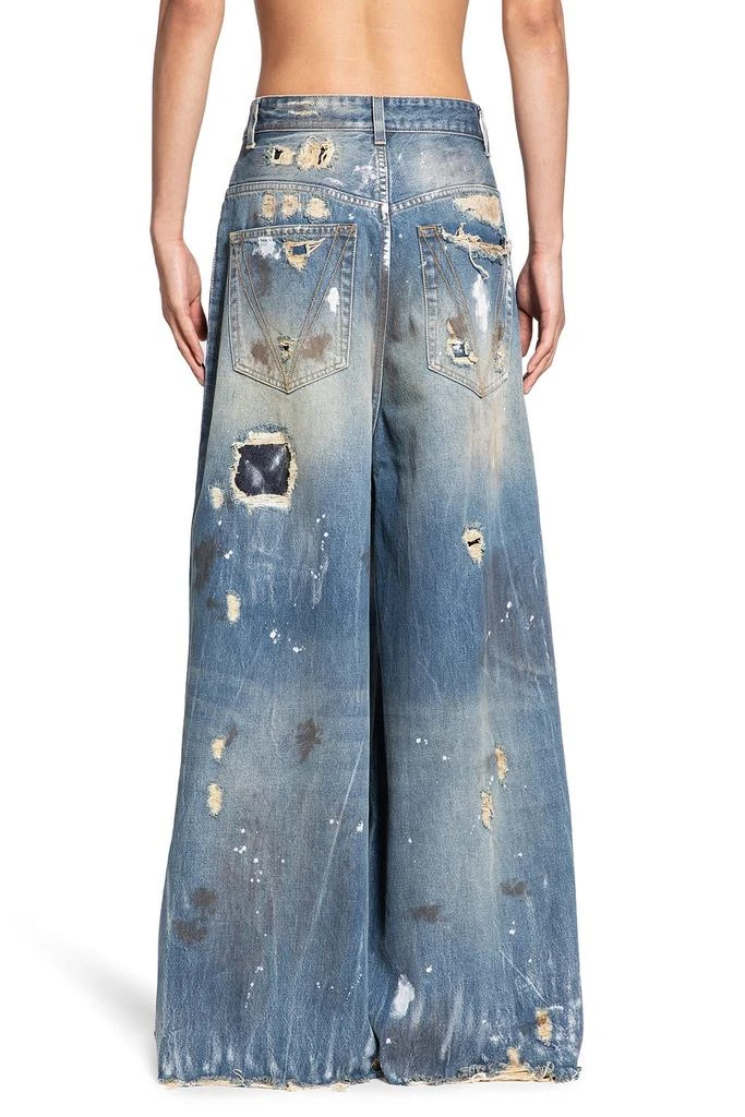 Vetements Vetements Distressed-Effect Wide-Leg Jeans 2