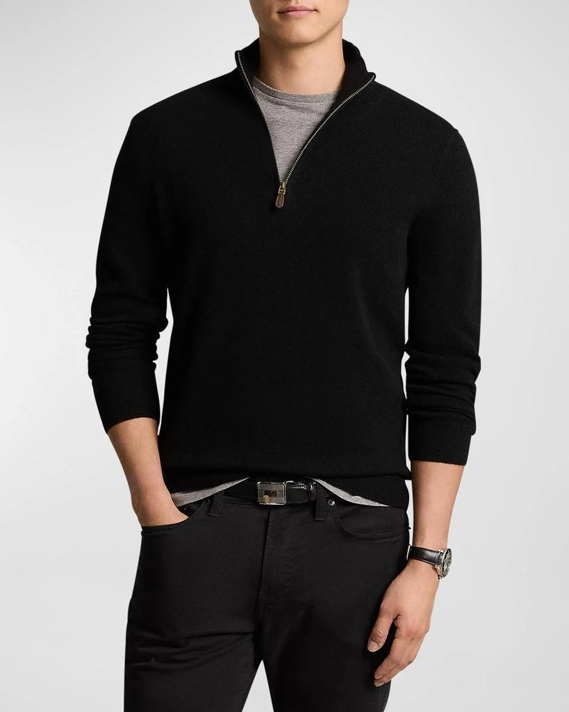 Ralph Lauren Men's Wool Quarter-Zip Sweater 3