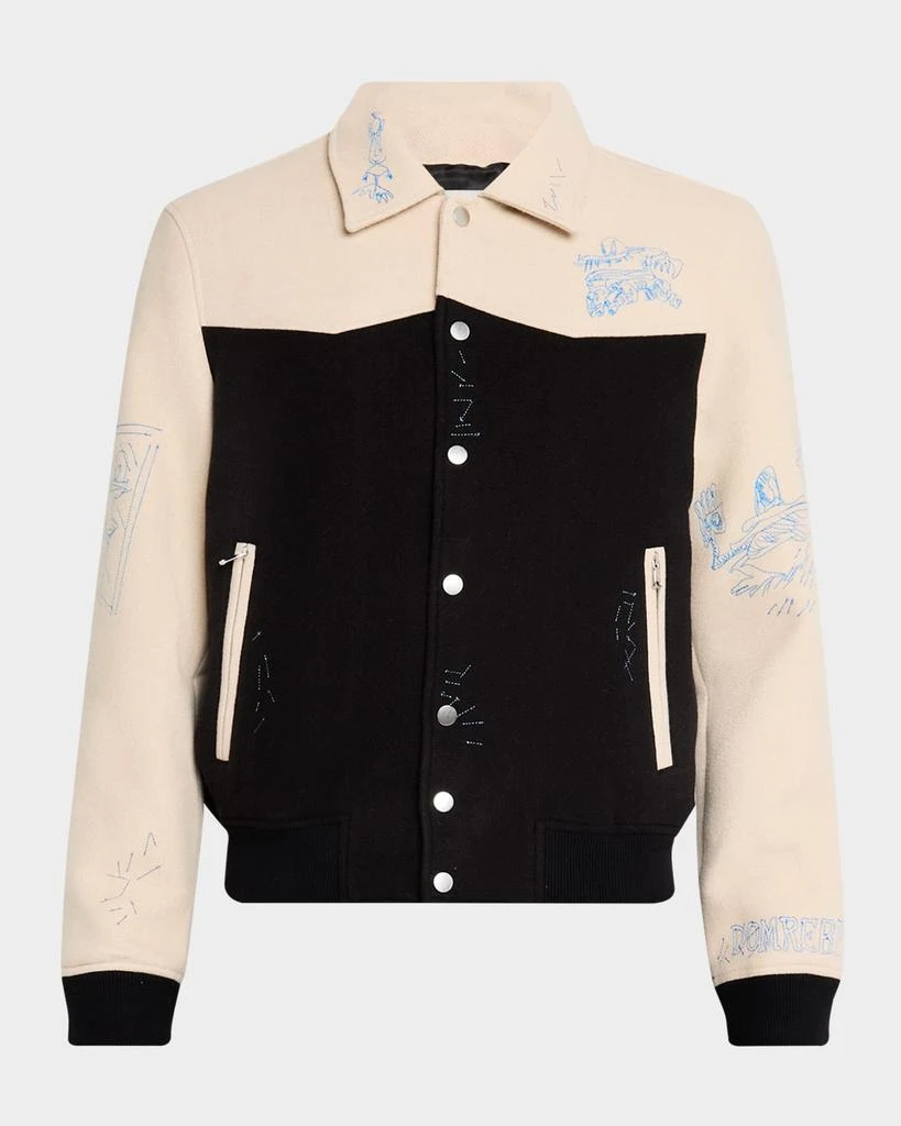 DOMREBEL Men's Scribs Bomber Jacket 1