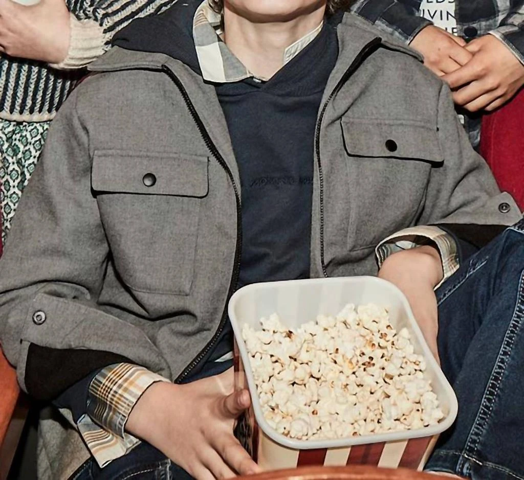 Mayoral Boy
s Flap Pocket Collared Jacket In Rock Vigore 4