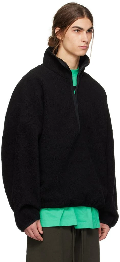 Fear of God ESSENTIALS Black Half-Zip Sweatshirt 2