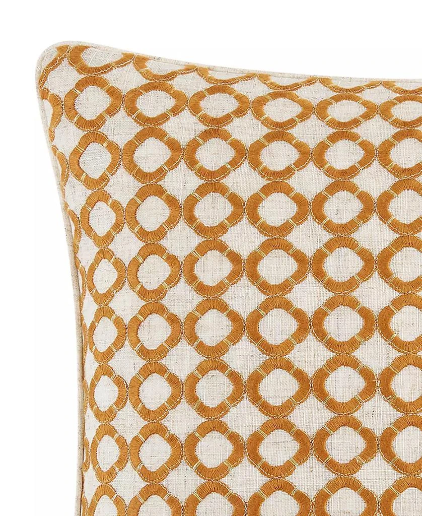 Rose Tree Bronte Square Floral Embroidery Decorative Pillow 2