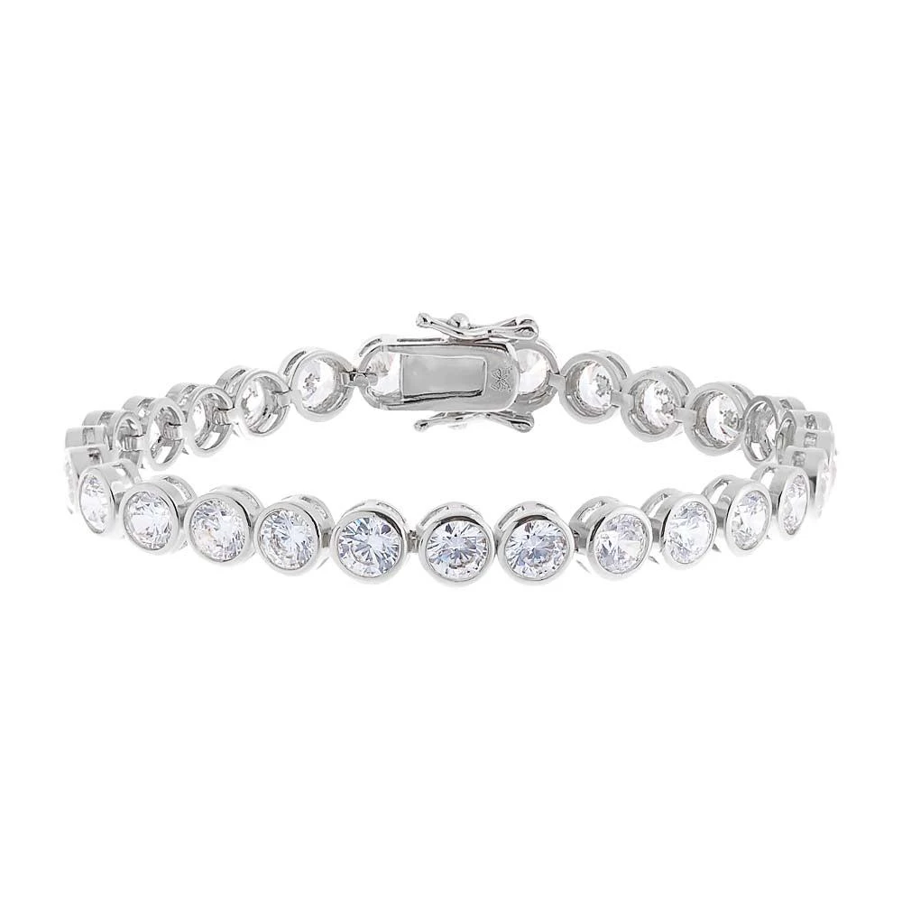 Adina Eden Bezel Tennis Bracelet 4