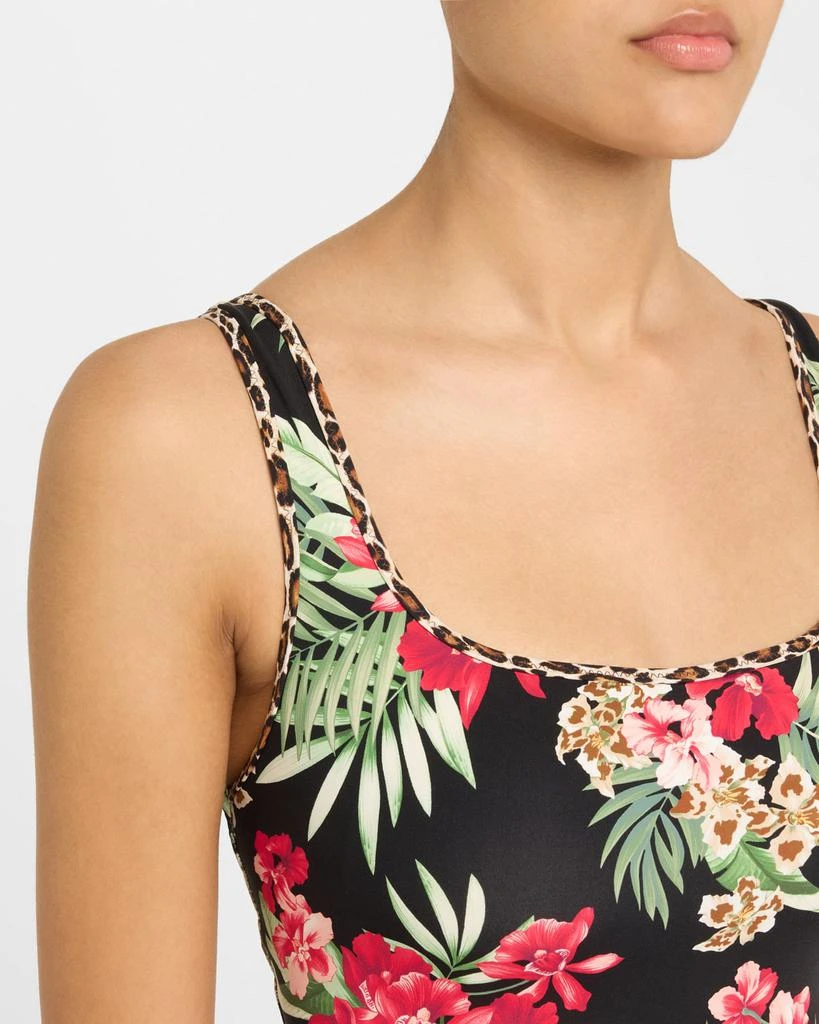 Tommy Bahama Lily Cat Reversible Tank One-Piece Swimsuit 4