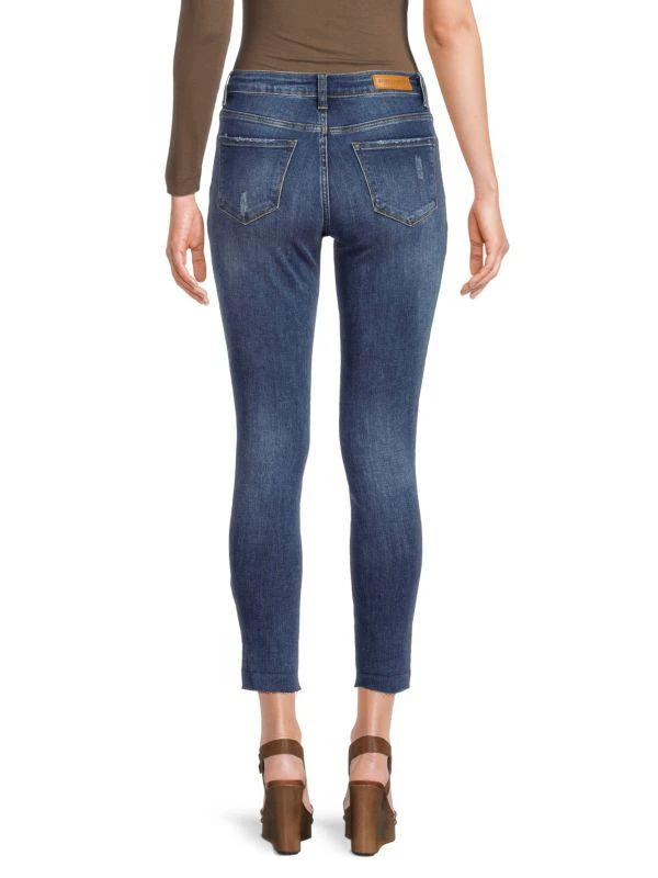 Etienne Marcel Distressed High Rise Skinny Ankle Jeans 2