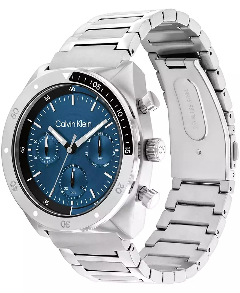 Calvin Klein Men's Flex Sliver Stainless Steel Bracelet Watch 42mm 2