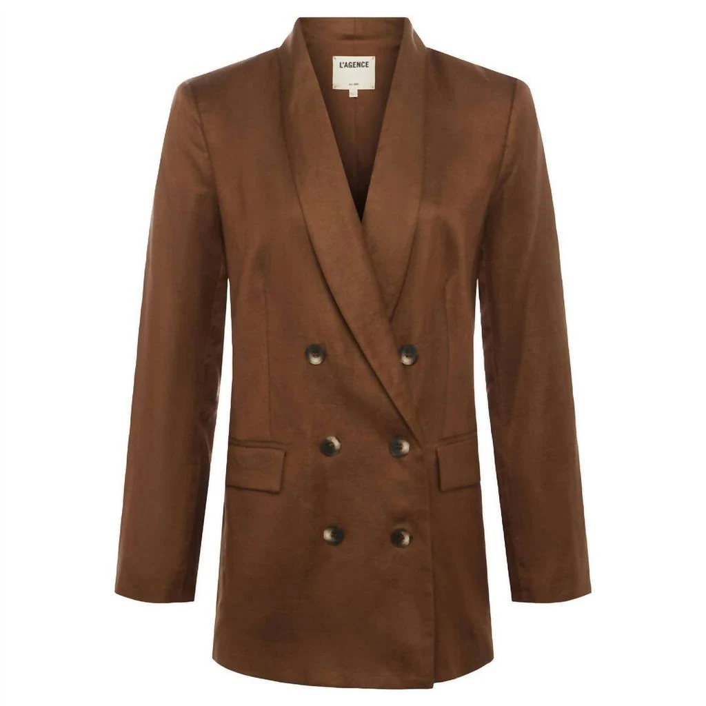 L'Agence L'Agence - Jayda Relaxed Double Breasted Blazer 4