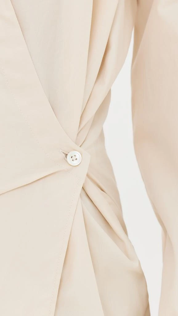 Lemaire Straight Collar Twisted Shirt 5