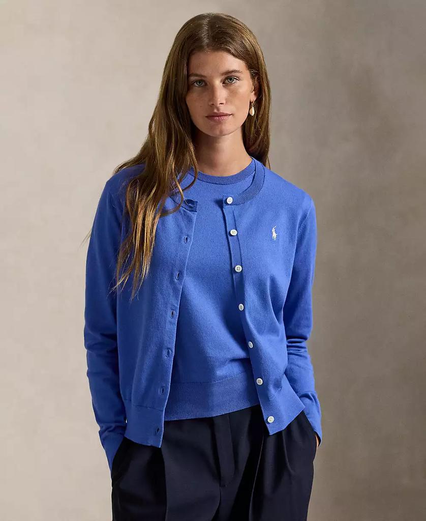 Ralph Lauren Women's Crewneck Button-Up Cardigan