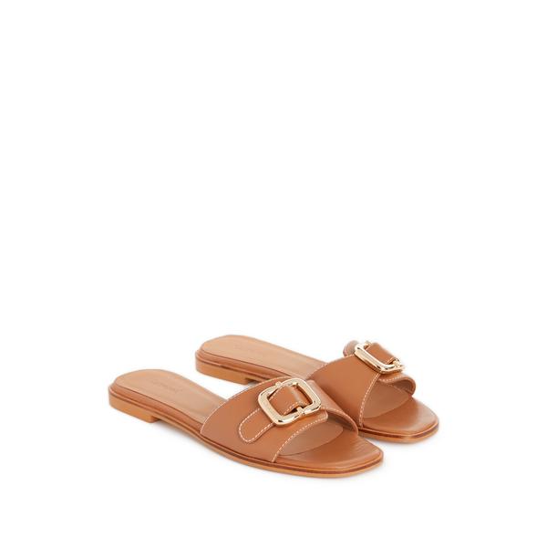 Flattered Leather Mimi mules