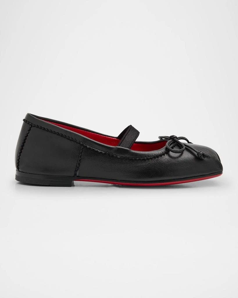 Christian Louboutin Girl's Leather Ballet Flats, Toddlers/Kids 1