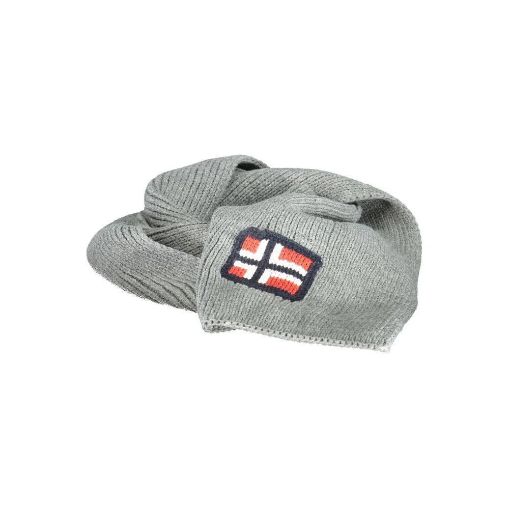 Norway 1963 Gray Acrylic Scarf 1
