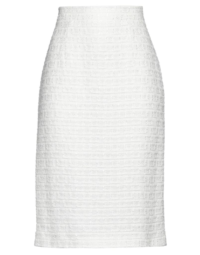 スカート A FERRETTI a Ferretti Virgin Wool Midi Skirt Alberta Ferretti Grey Virgin Wool Midi Skirt - Dresses