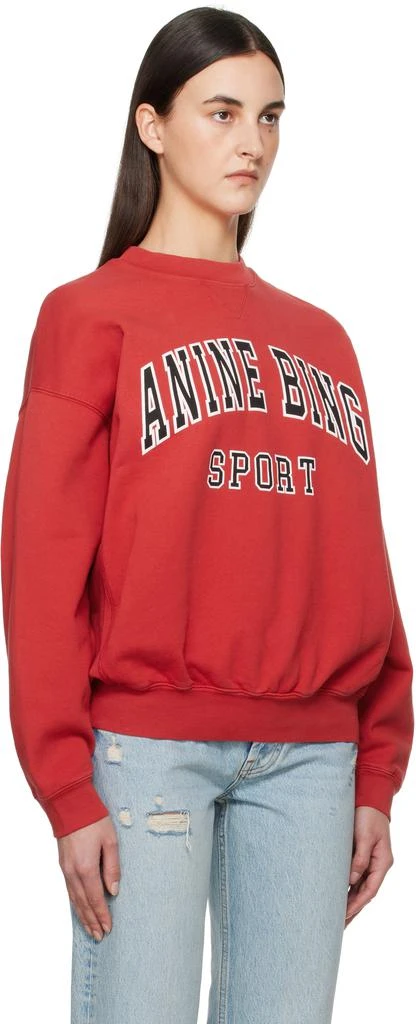 ANINE BING Red Jaci Sweatshirt 2