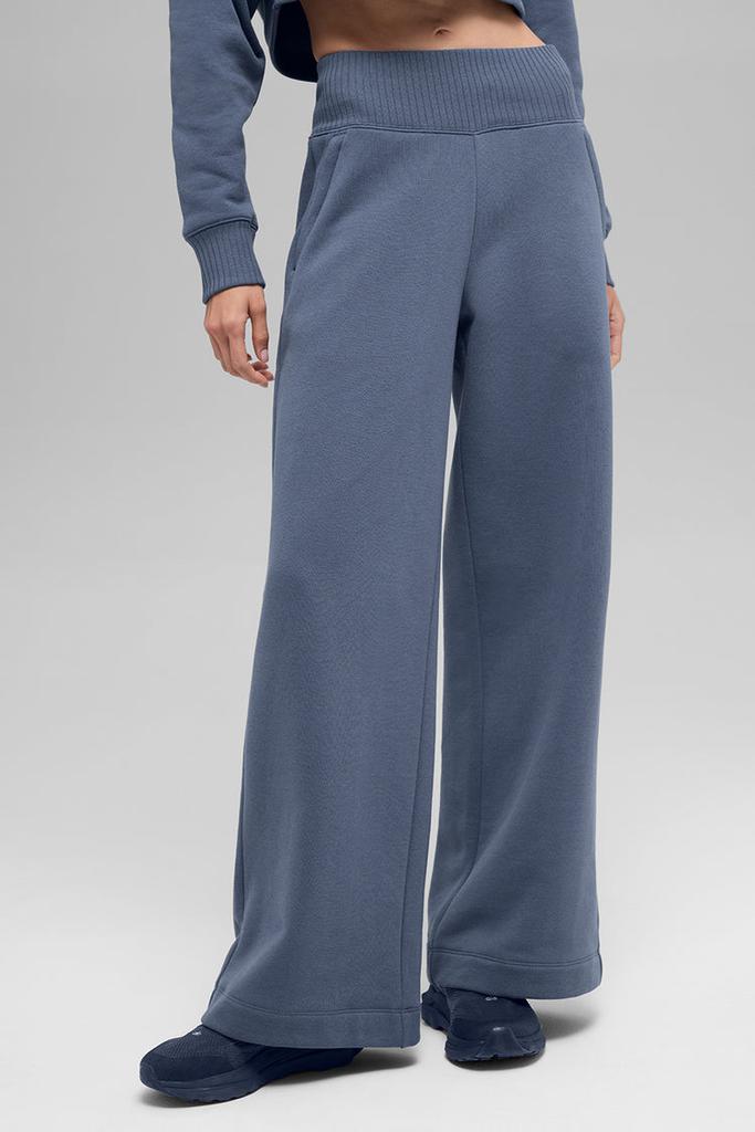 Alo Serenity Wide Leg Sweatpant - Ivory