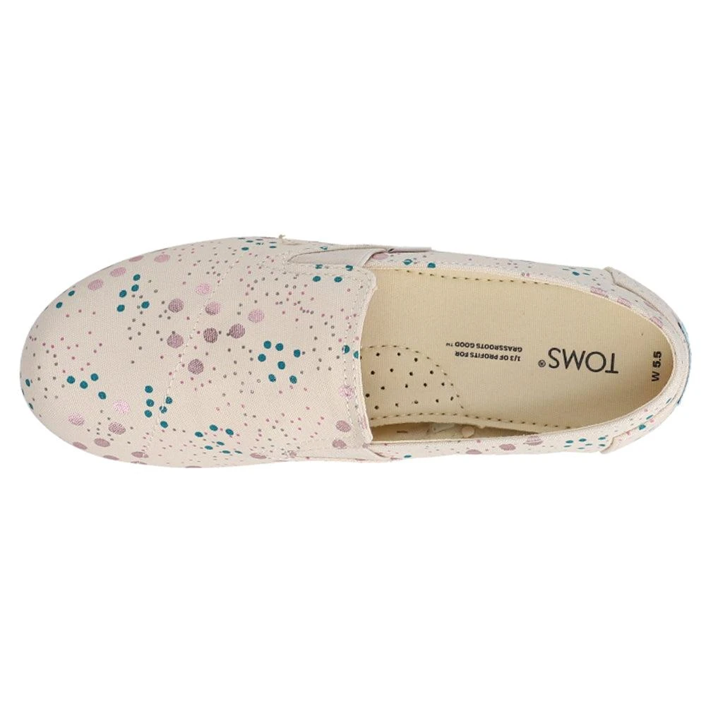 TOMS Redondo Polka Dot Slip On Flats 4