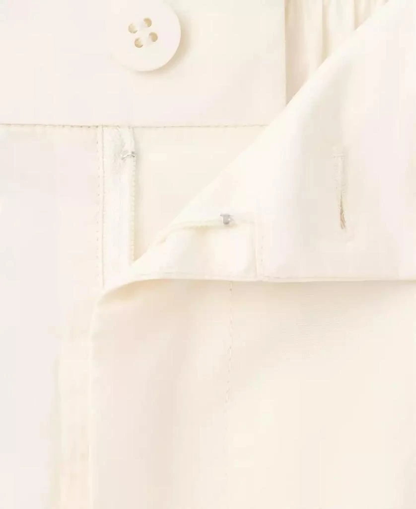 Mango Women
s Wide-Leg Cropped Pleated Pants 2