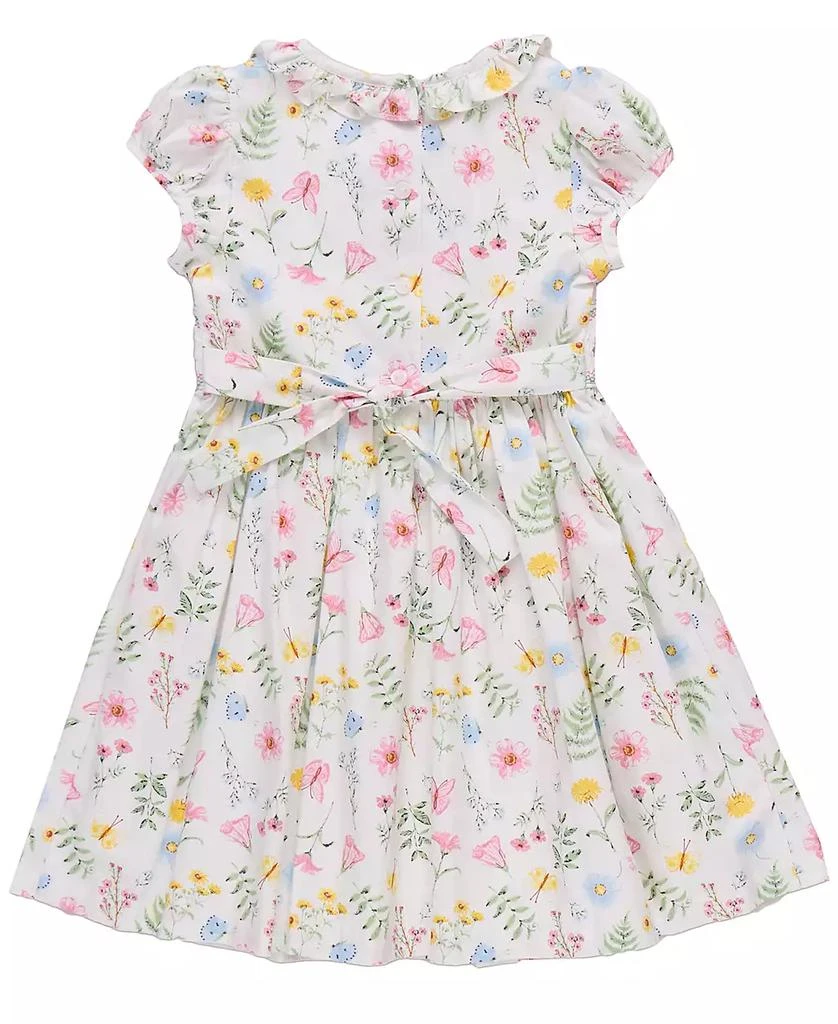 Bonnie Jean Toddler and Little Girls Botanical Floral Smocked Dress 4