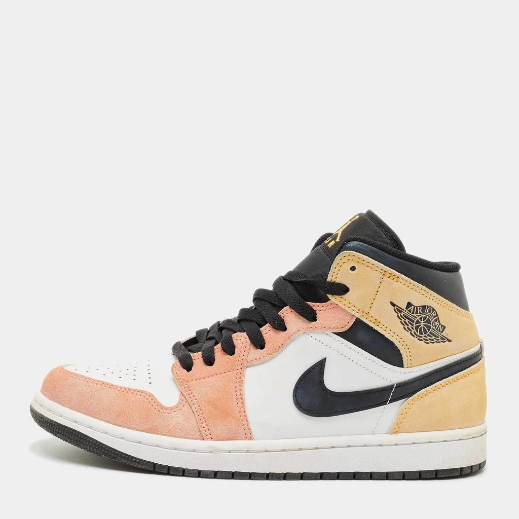 Air Jordans Multicolor Suede and Leather Jordan Mid SE Flight