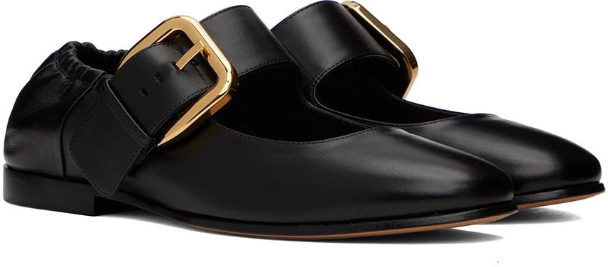 Bottega Veneta Black Astaire Mary-Jane Ballerina Flats 4