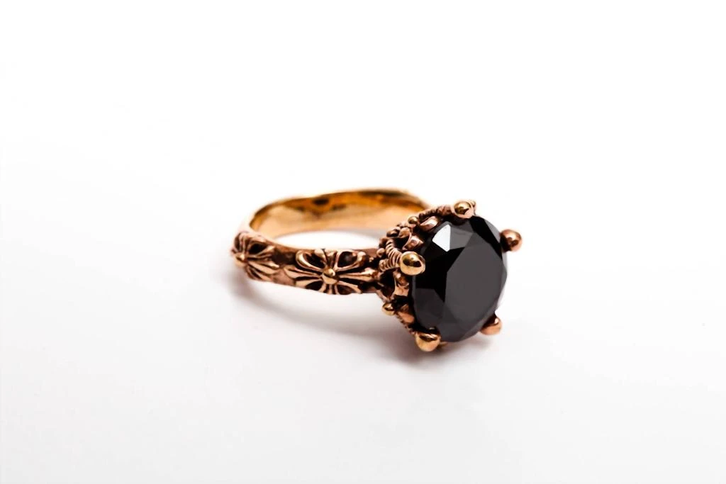 Avenue Chic Avenue Chic - Onyx Flower Ring