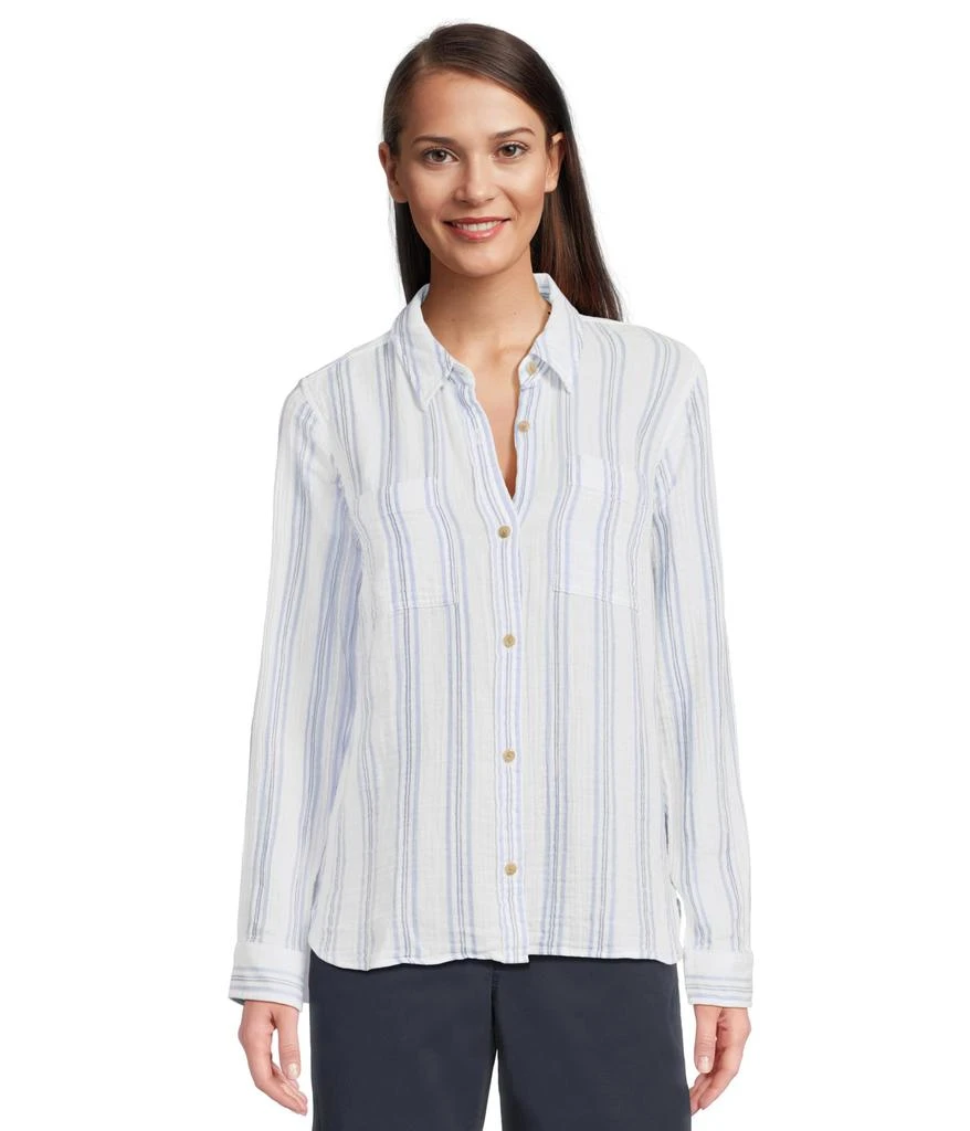L.L.BEAN Cloud Gauze Shirt Long Sleeve 1