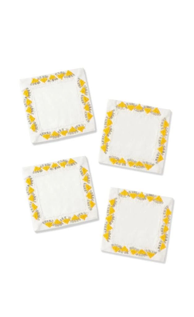 Tiramisu The Lyra Geometric Cocktail Napkins – Set of 4