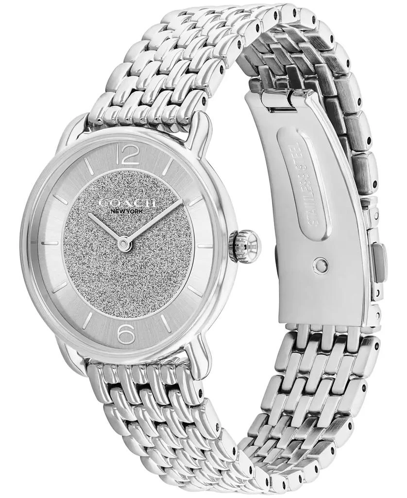 COACH Women's Silver Elliot Stainless Steel Watch 28mm 2