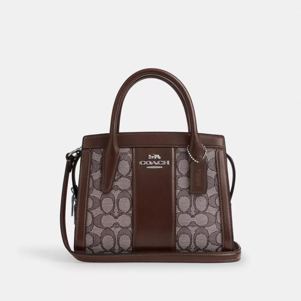 Coach Andrea Carryall Bag In Signature Jacquard