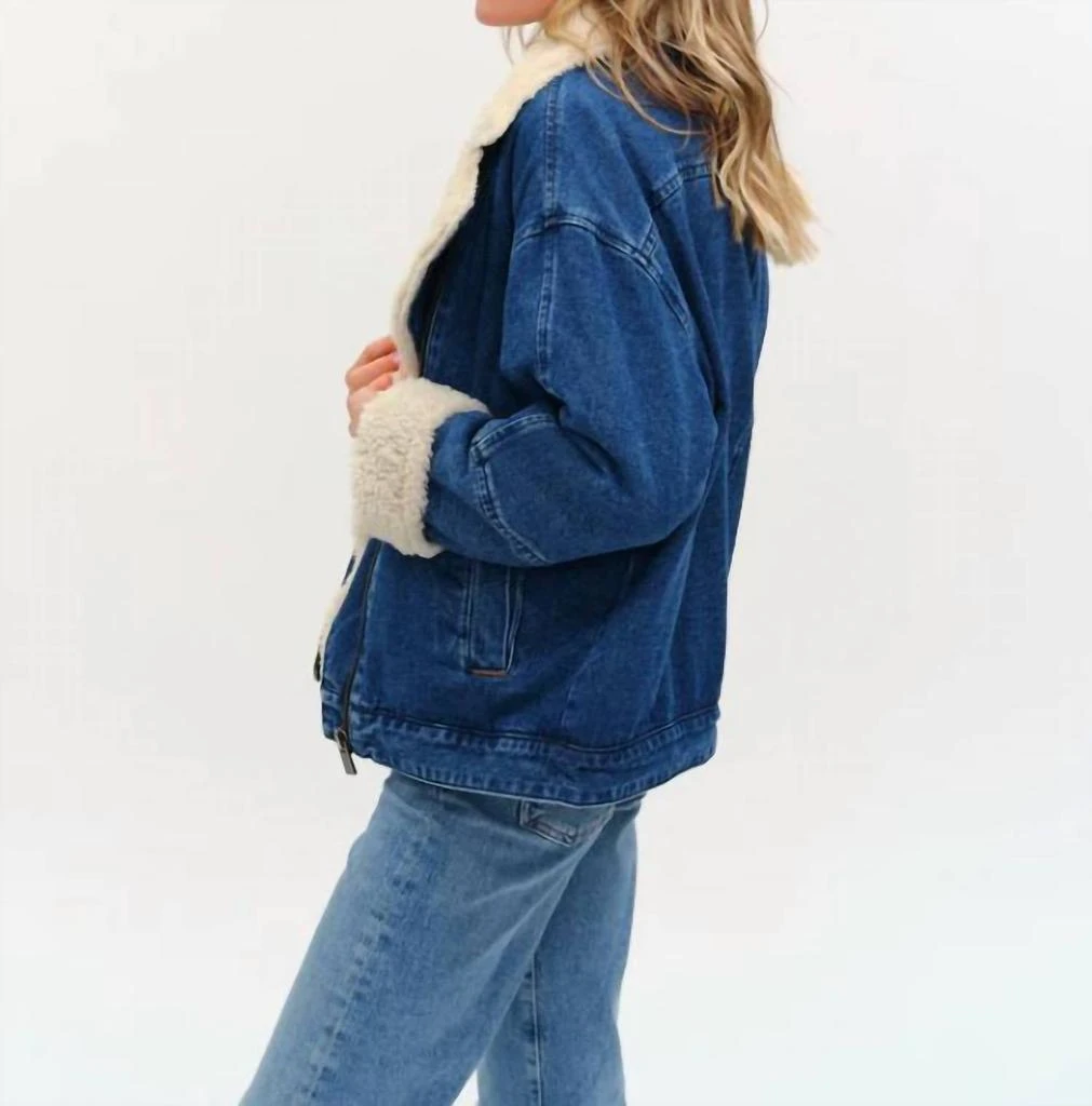 SIX/FIFTY Six/Fifty - Williston Faux Fur Denim Jacket 2