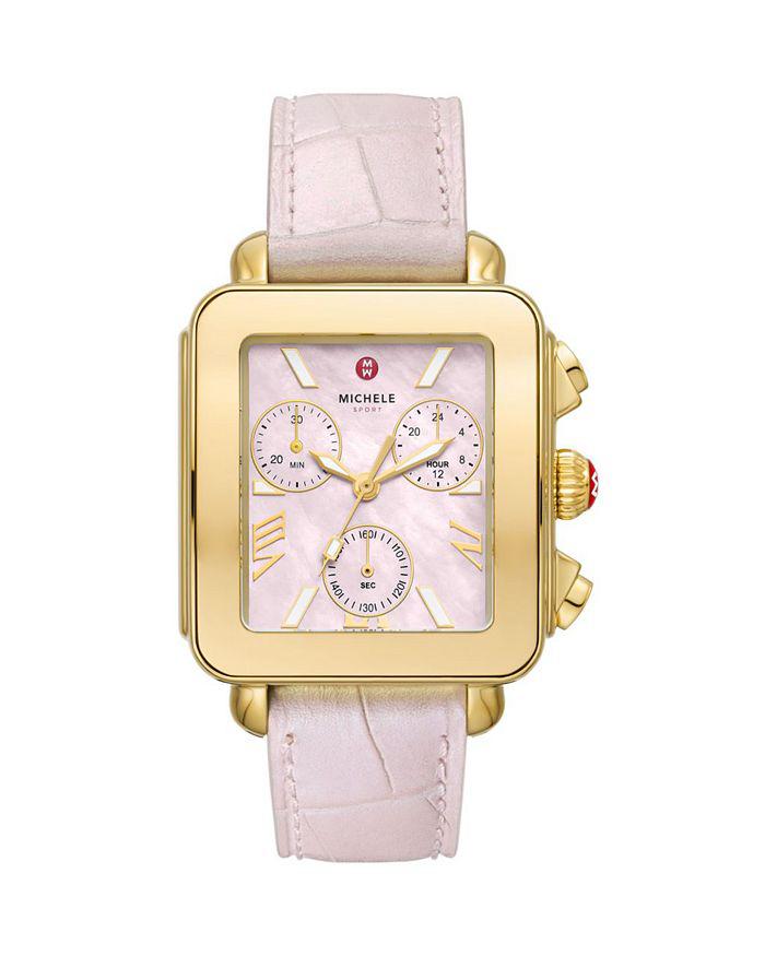 MICHELE Deco Sport Chronograph, 34mm x 36mm