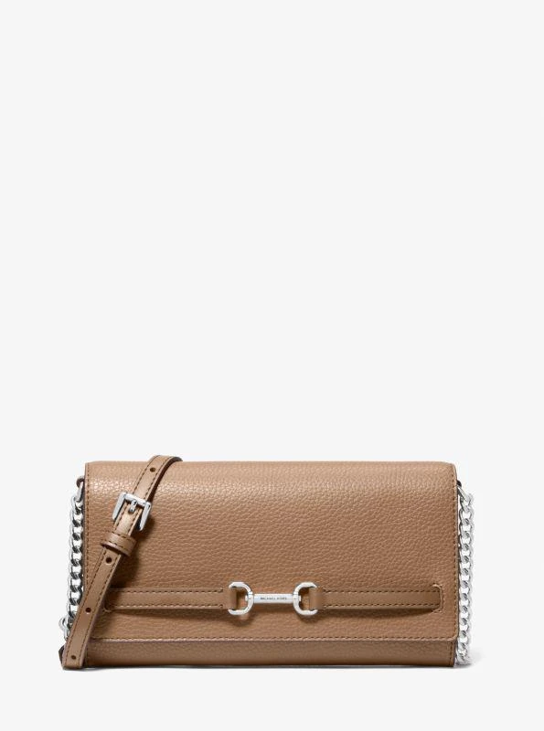 Michael Kors Carson Large Pebbled Leather Convertible Crossbody Bag