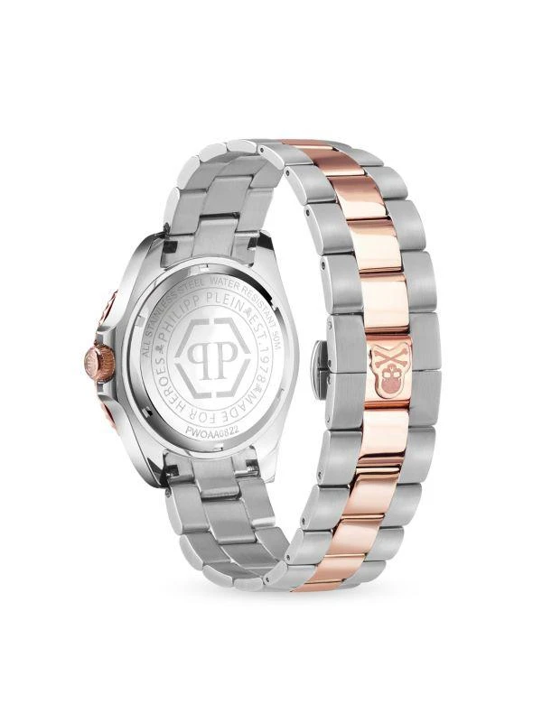 Philipp Plein The $Kull Diver 44MM Stainless Steel Tachymeter Watch 2