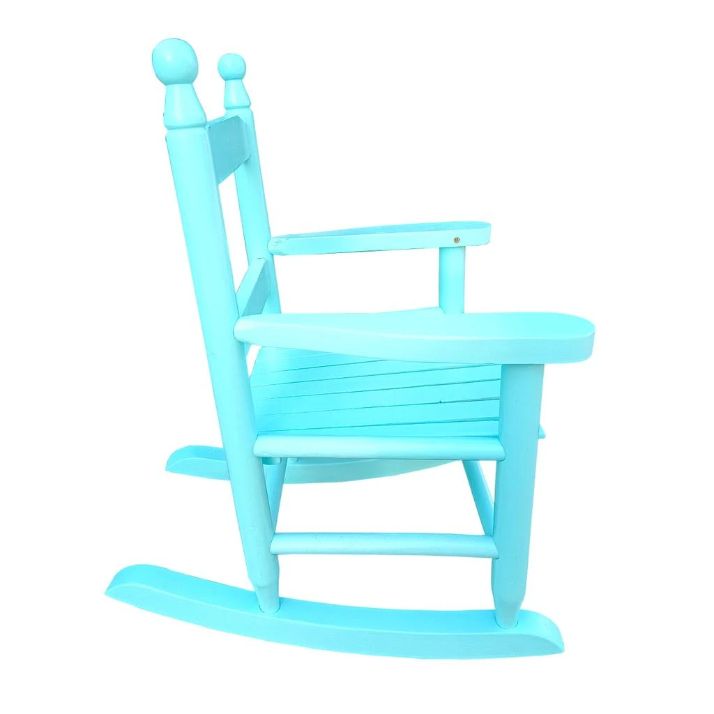 Simplie Fun Children's rocking light Light Blue chair- Indoor or Outdoor -Suitable for kids-Durable 6