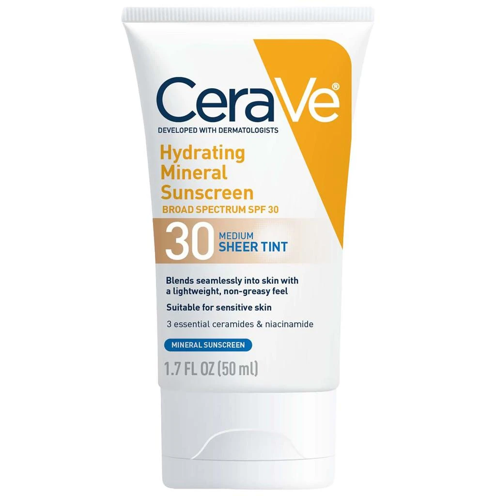 CeraVe CeraVe Hydrating Mineral Tinted Sunscreen SPF 30
